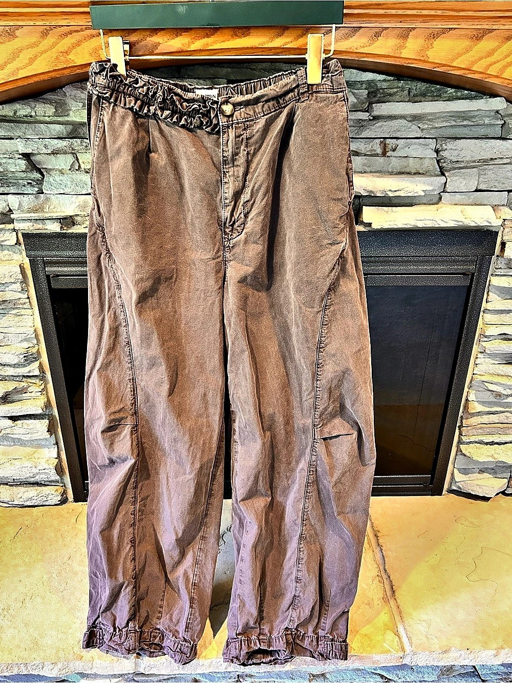 Damson Madder Liv Barrel Leg Trousers